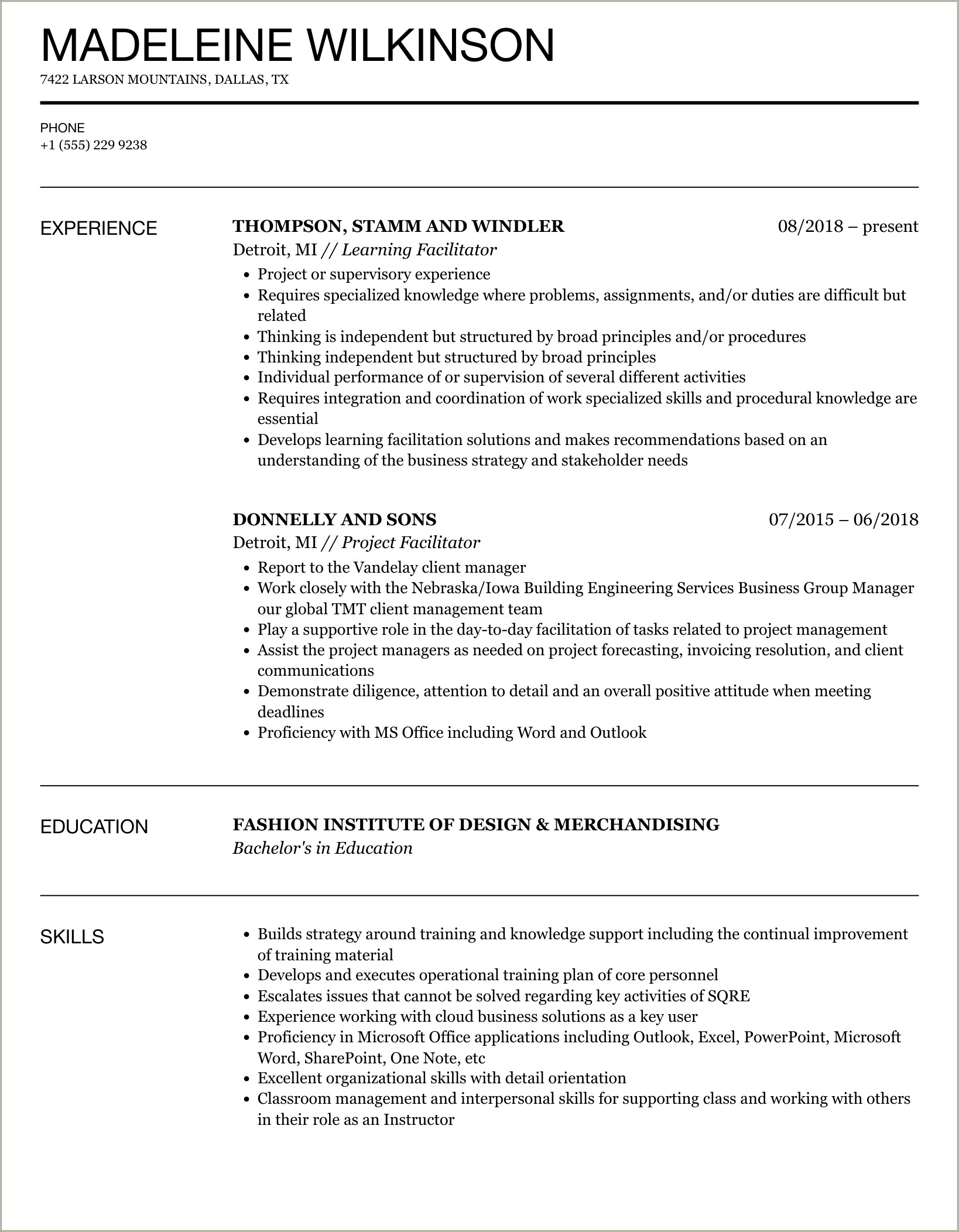 Chs Supervisor Youth Care Worker Template Resume