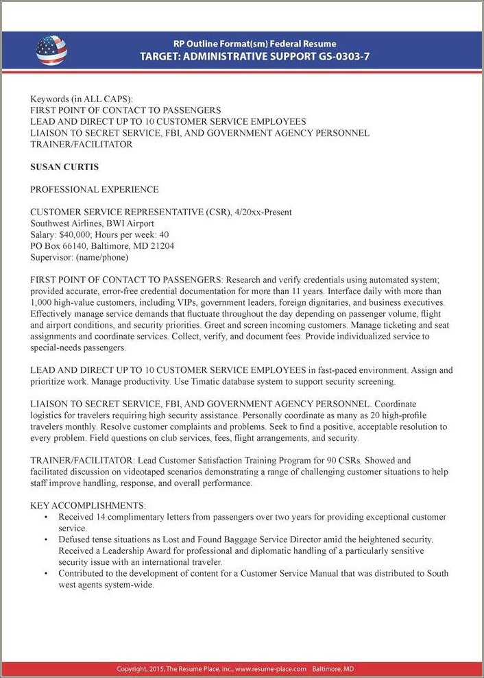 Civil Air Patrol Usa Jobs Resume