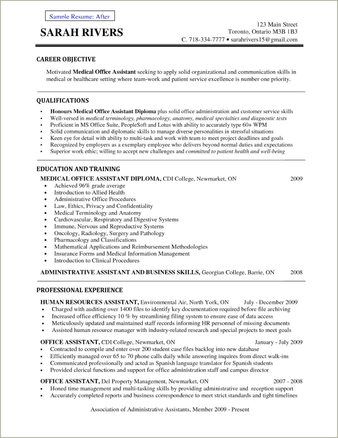 Clinical Research Associate Objective In Resume