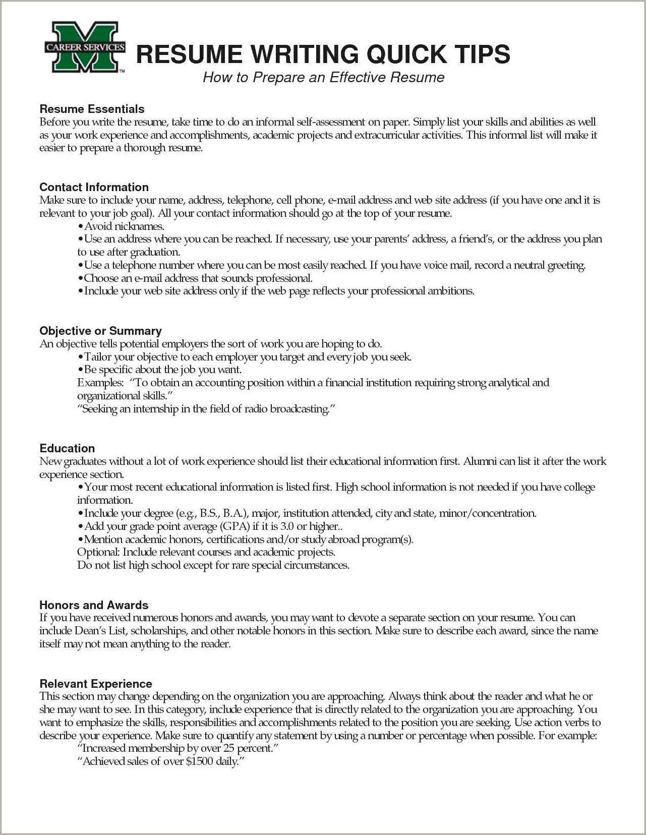 Co Curricular And Extracurricular Activities In Resume Examples