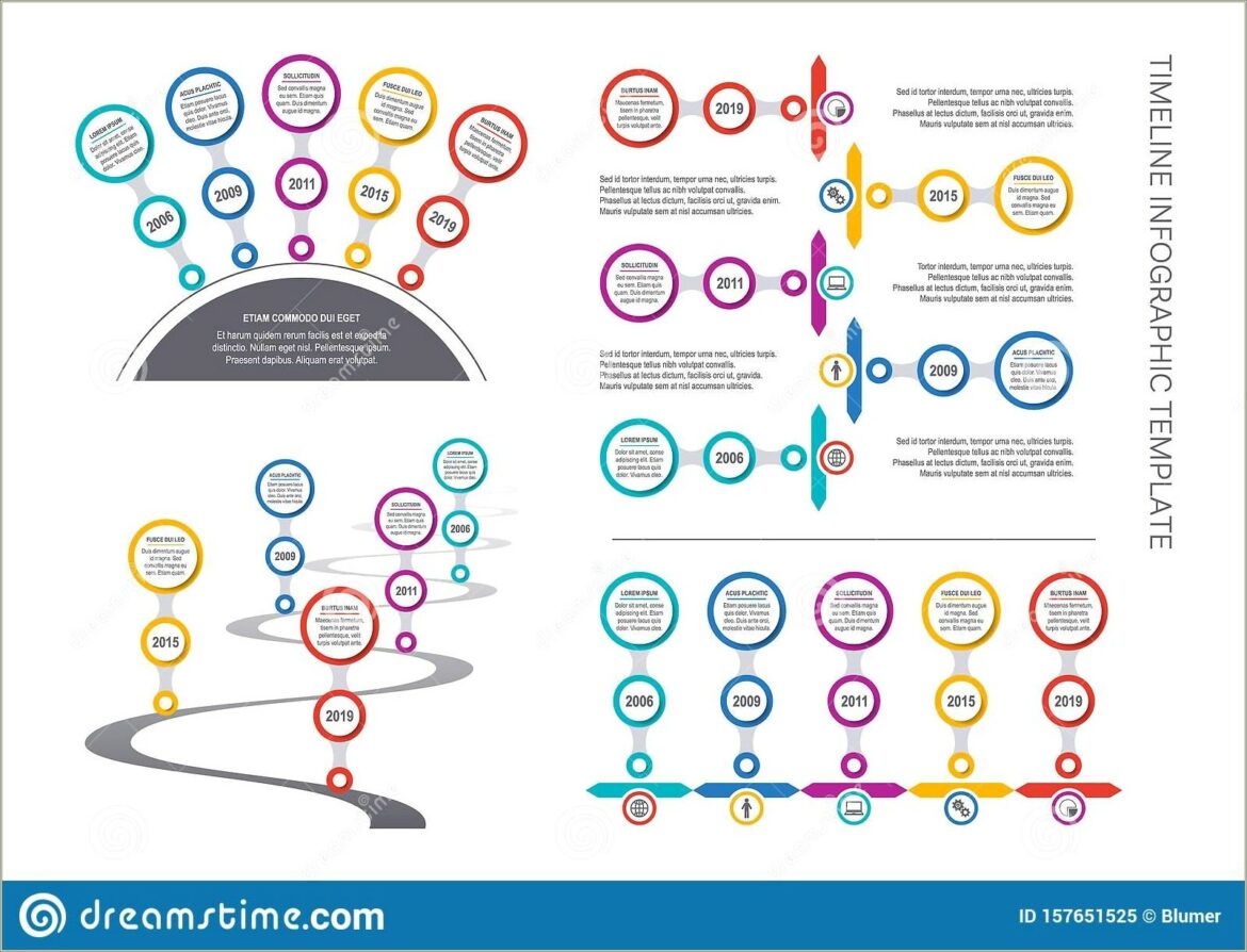 Colorful Polygonal Infographic Resume Fillable Template Free