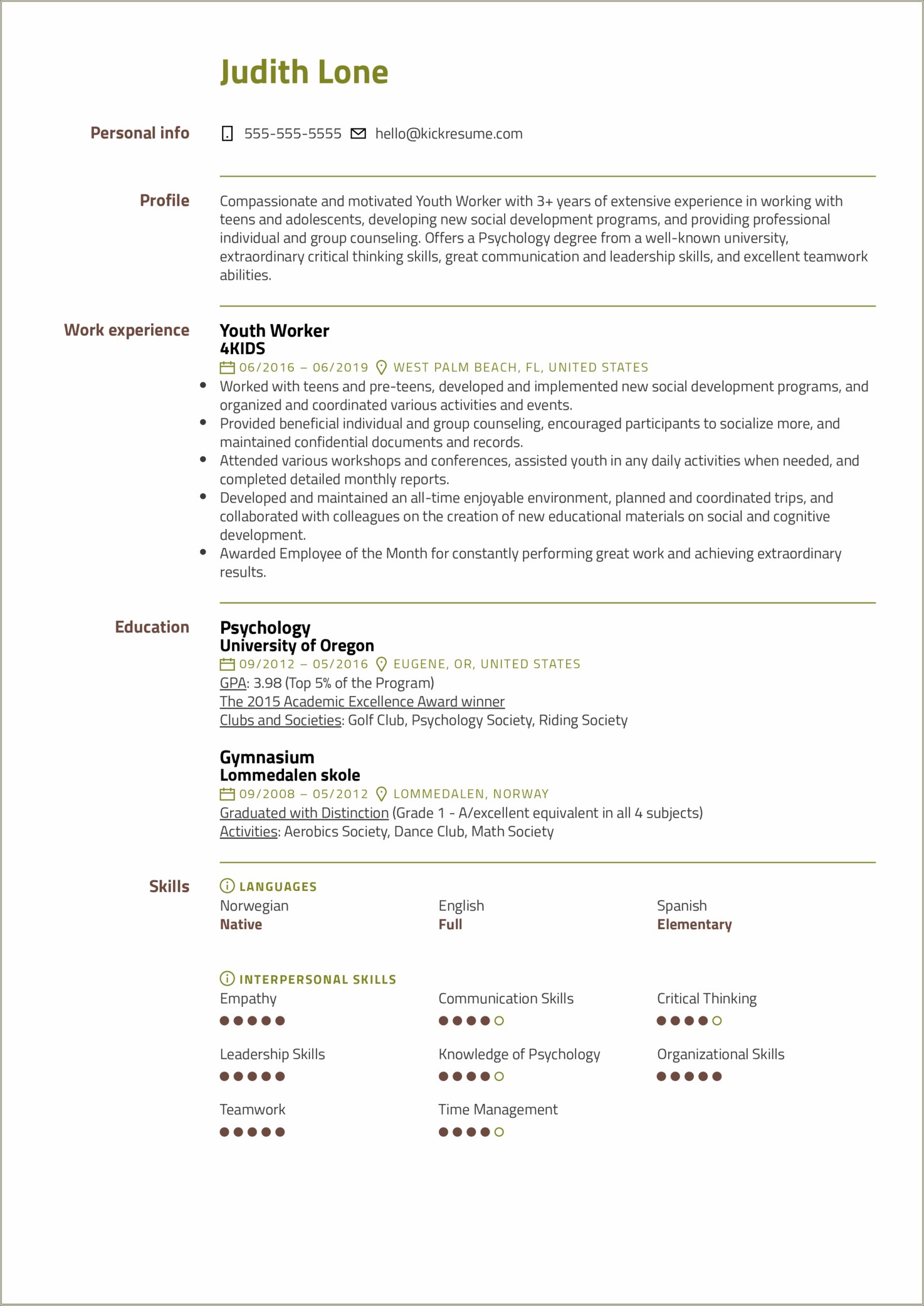 Communication Skills Ideas For A Resume