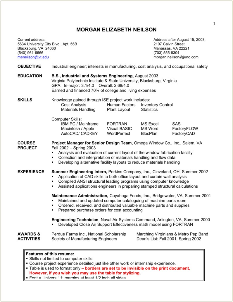 Computer Skills To Put On Enineering Resume