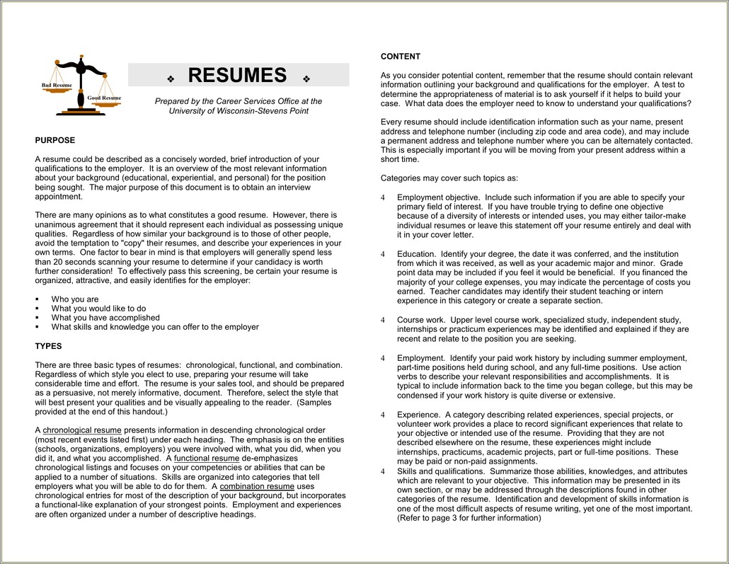 Condense My Objective For My Resume