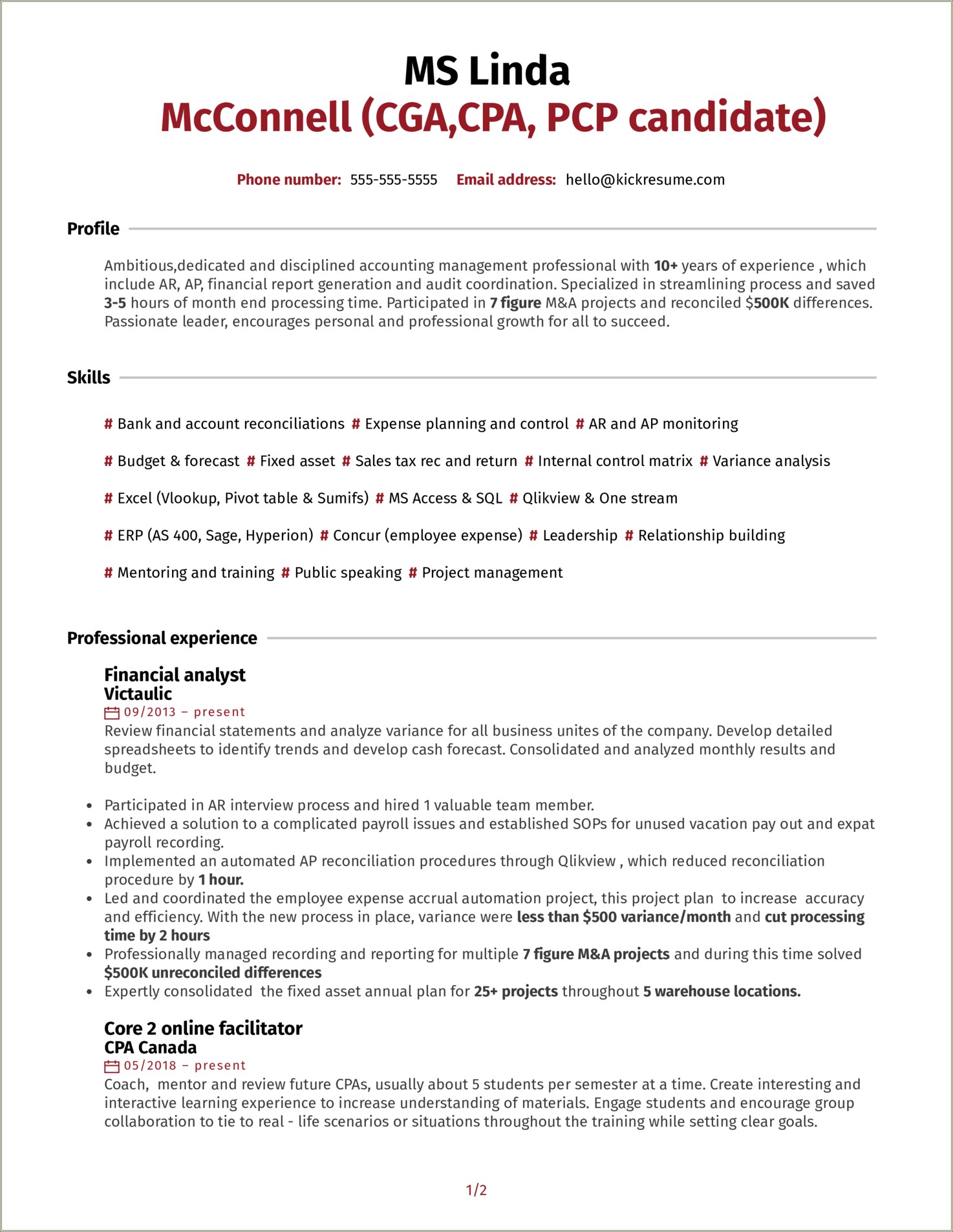 Construction Project Manager Resume 10 Years Experience