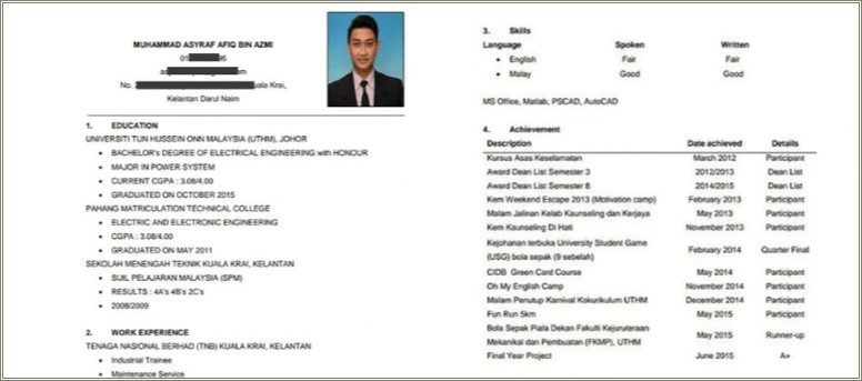 Contoh Resume Terbaik Bahasa Melayu Sample
