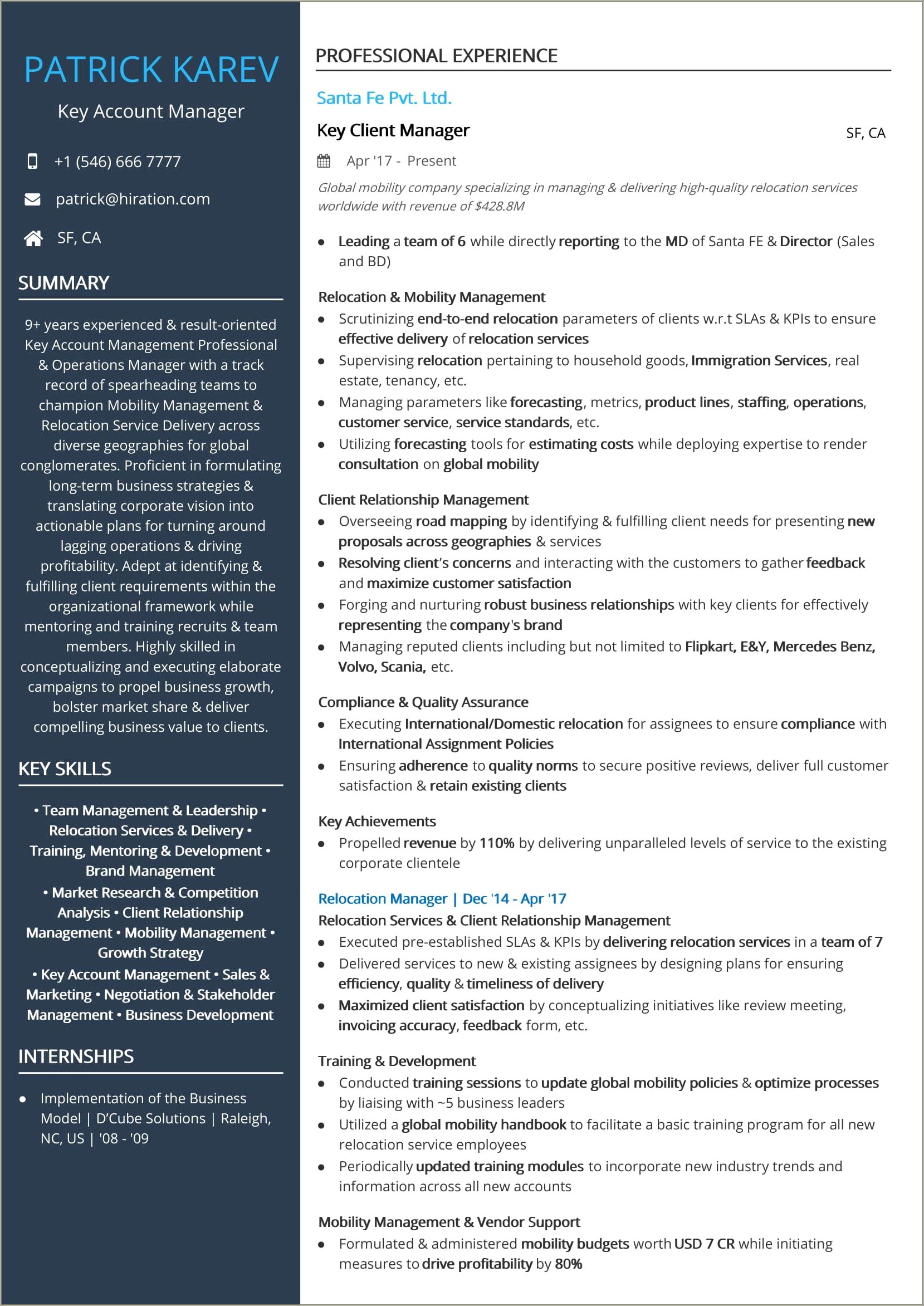 Coordinator Job Accomp.lishments Description Resume