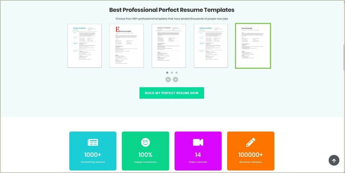 Copy Resume Templates From My Perfect Reusme