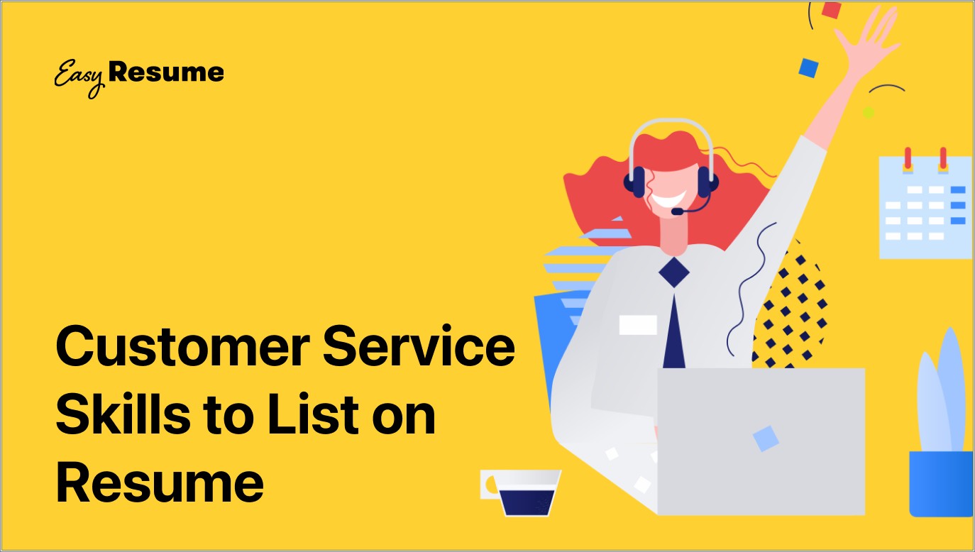 Core Competencies Resume Examples For Customer Service