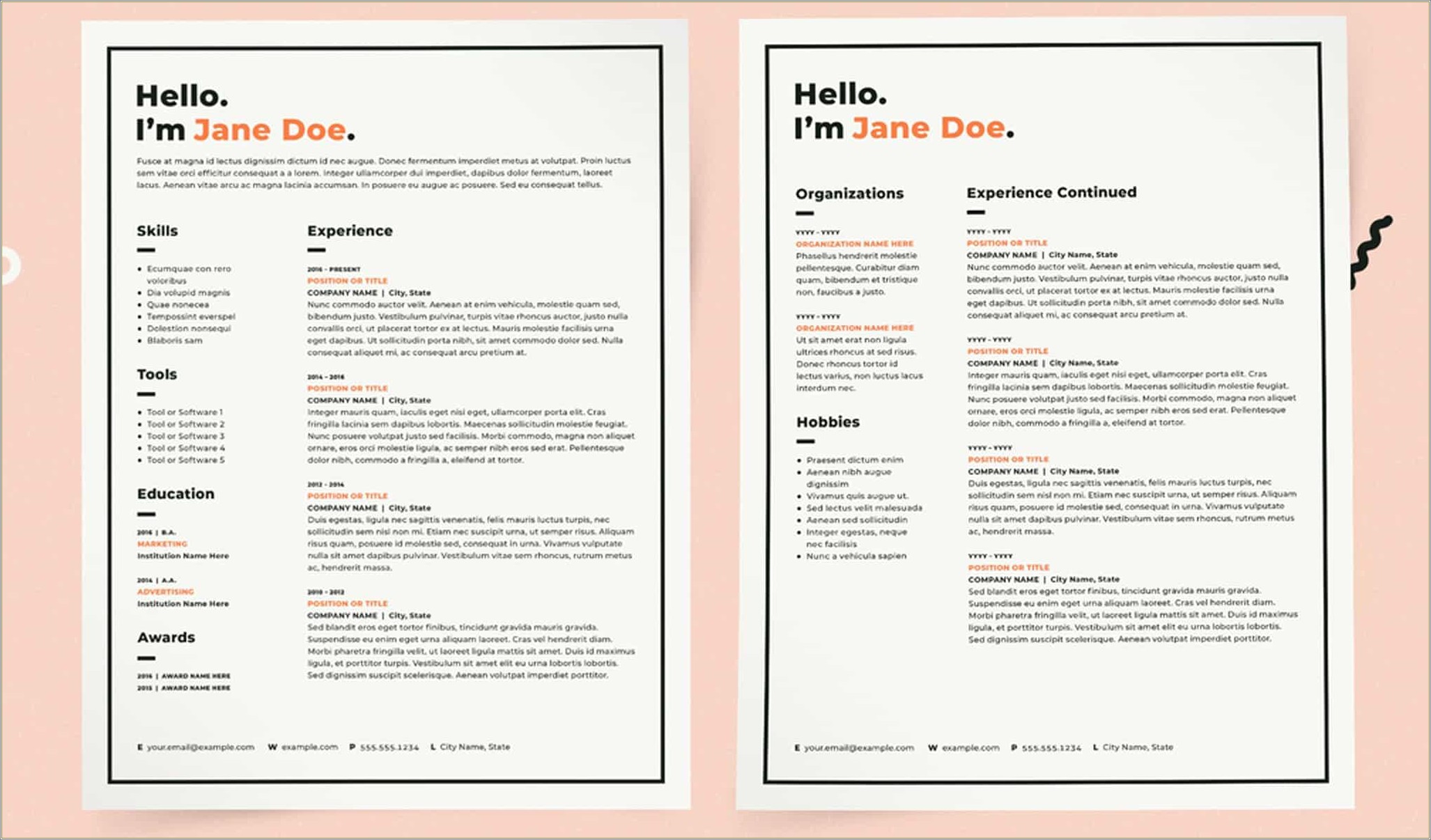 Correct Accent Placement In The Word Resume