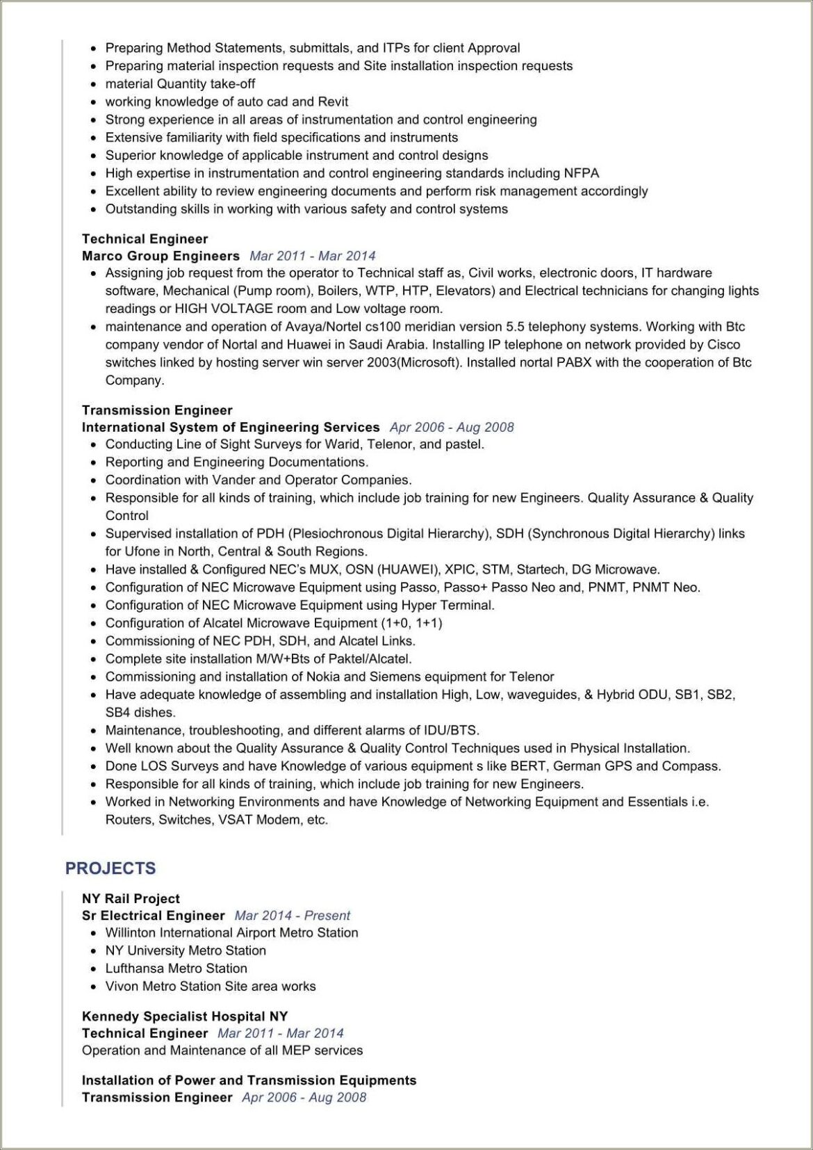 Cover Letter For Resume Of Electronics Engineer