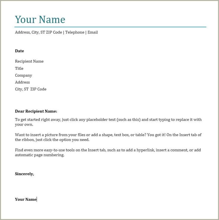Cover Letter For Resume Submission Online