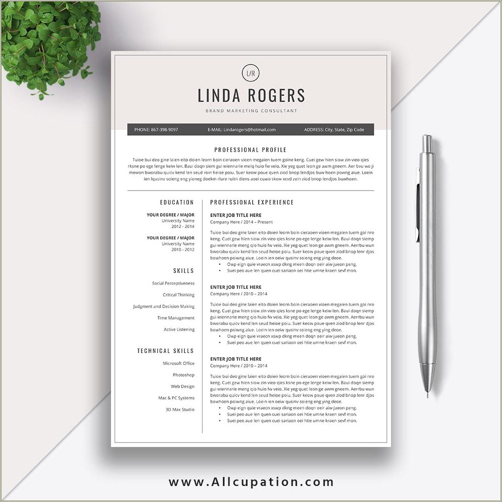 Cover Letter Format For Resume Template