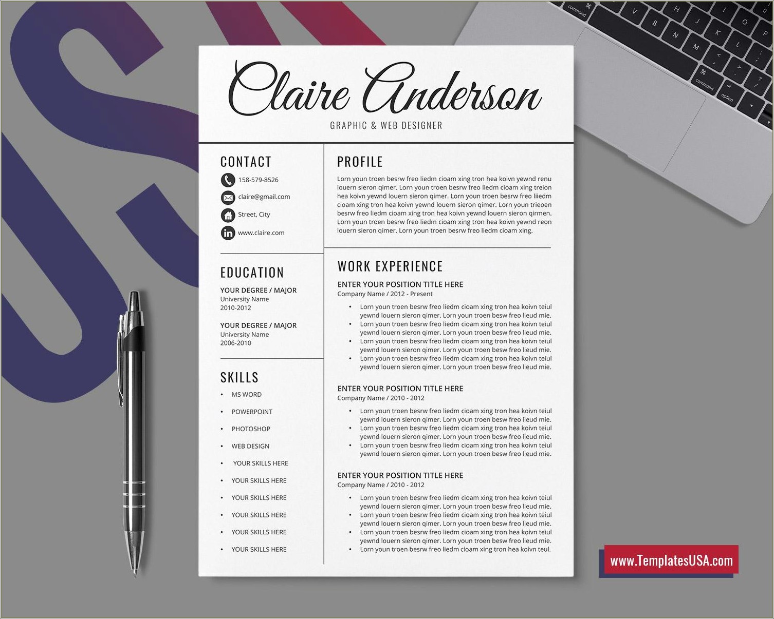 Cover Letter Template Word For Resume