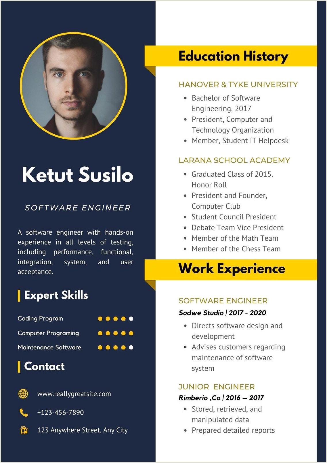 Create A Free 1 Page Resume With Canva