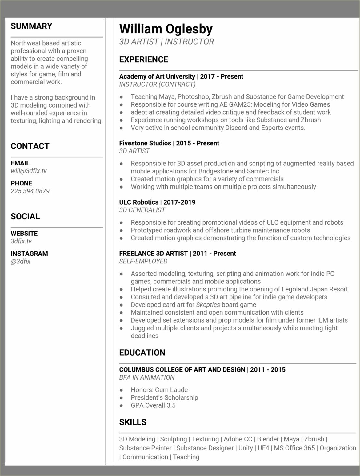 Create A Resume For Movie Runner Job