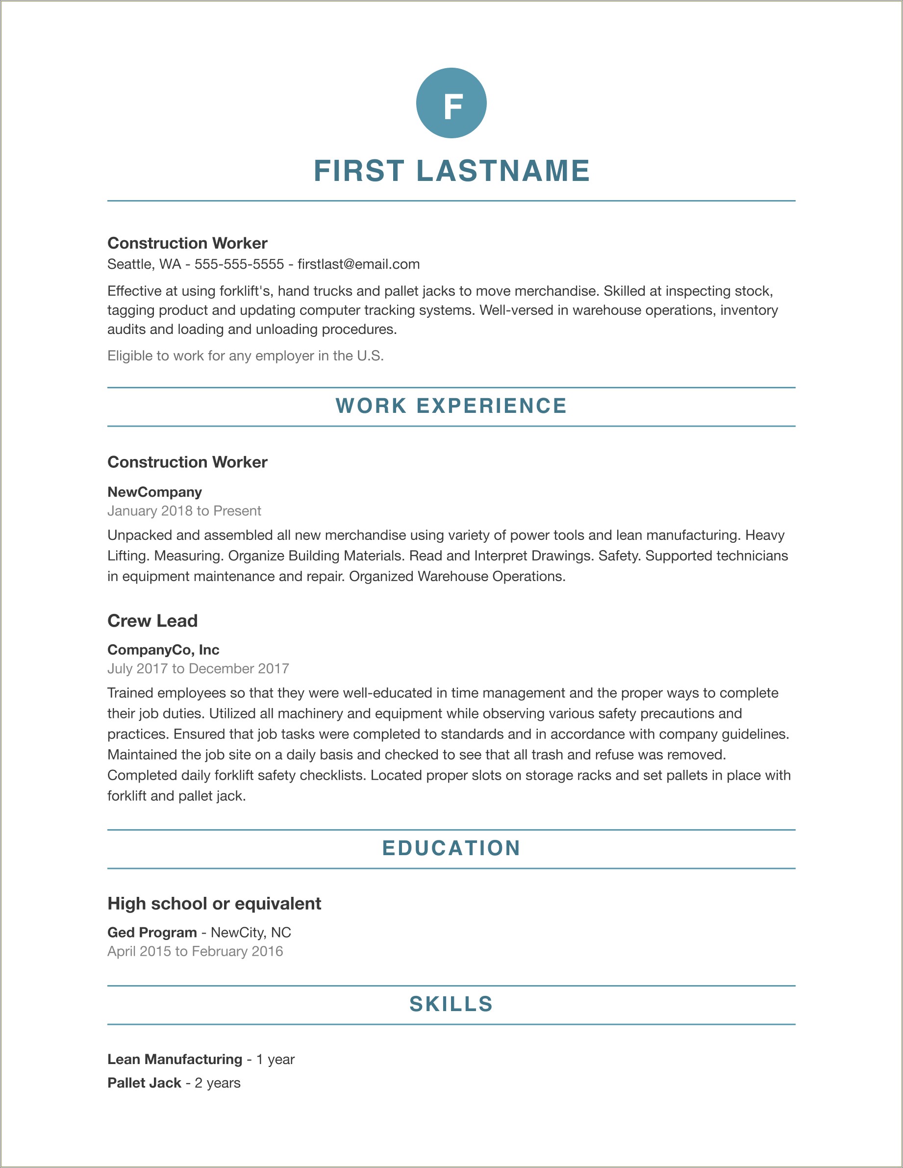 Create Free Resume Online And Download