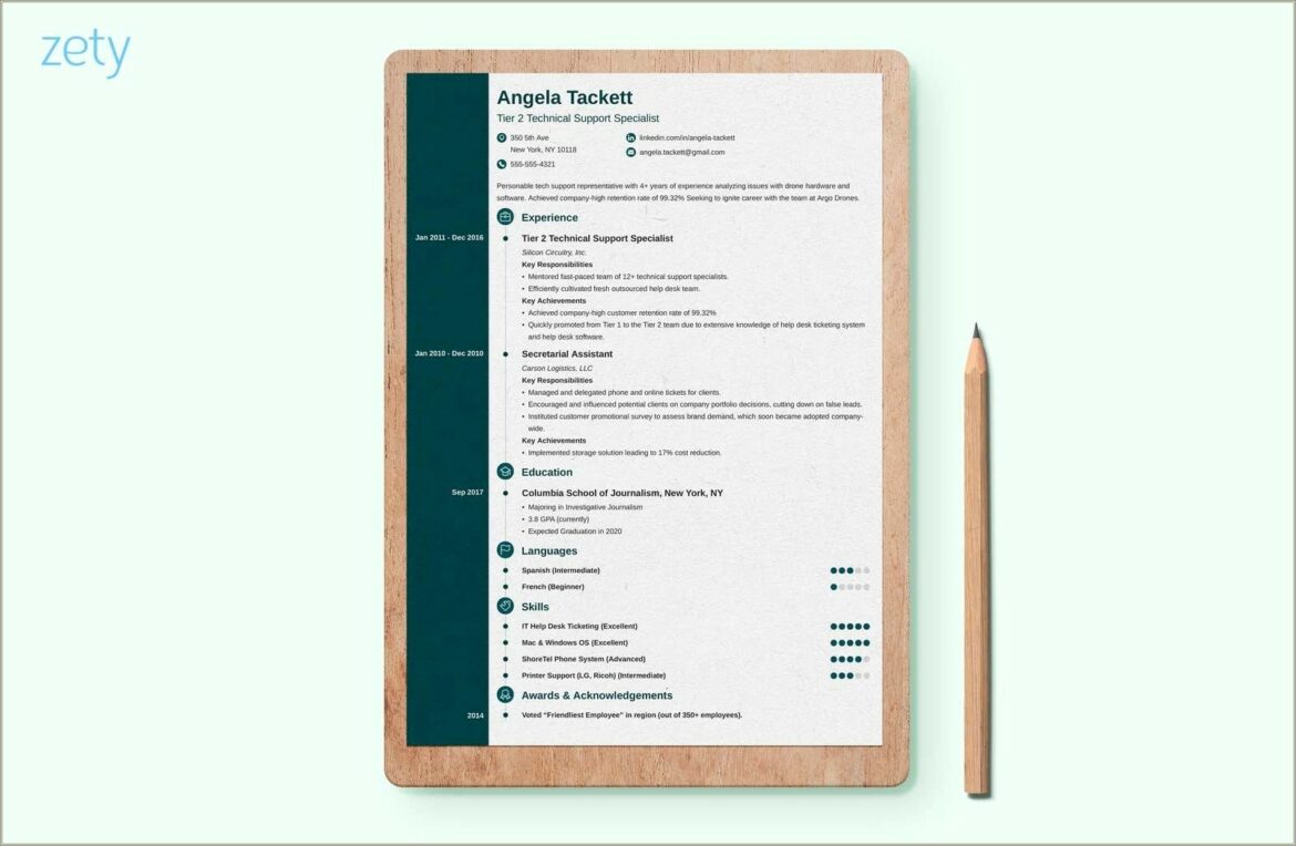 Create Resume Without Template Word 2016