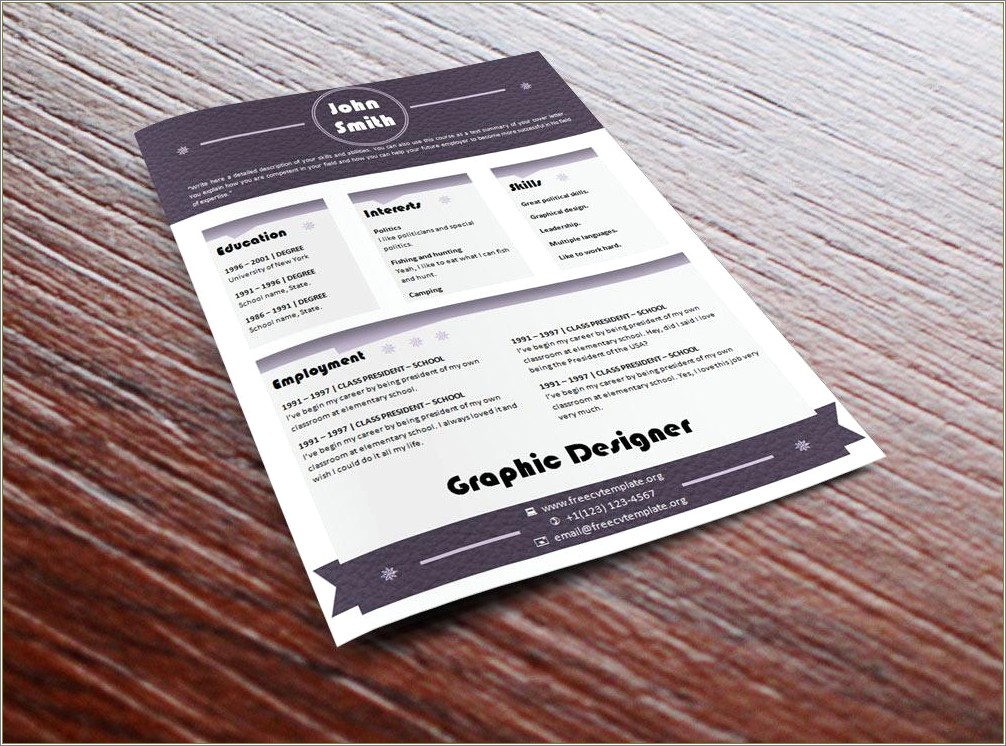 Create Your Own Word Resume Template