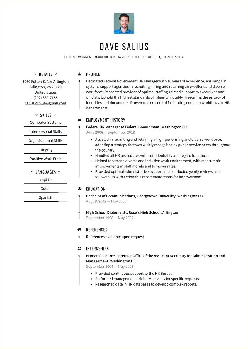 Creating A Resume For Government Jobs