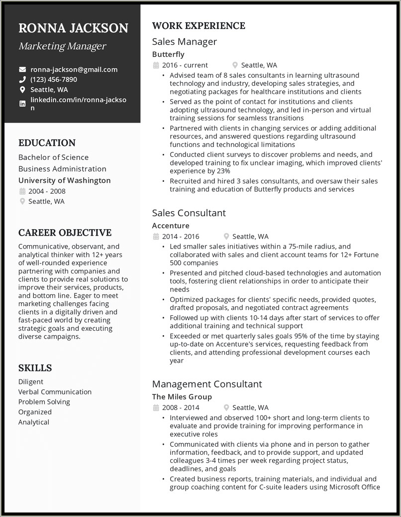 Creating A Summary For A Resume