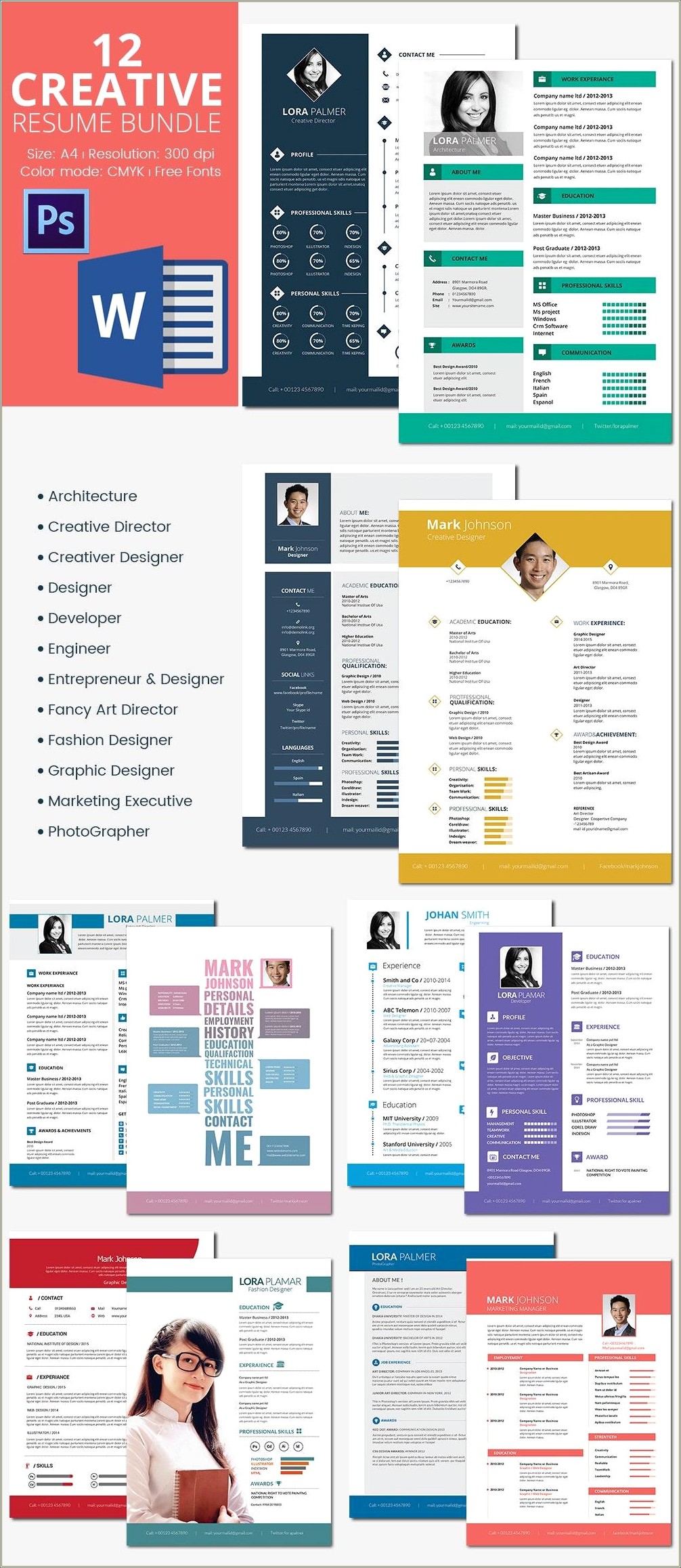 Creative Market Resume Template Downloads Torrent