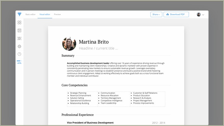 Creative Resume Maker Online Free For Experience