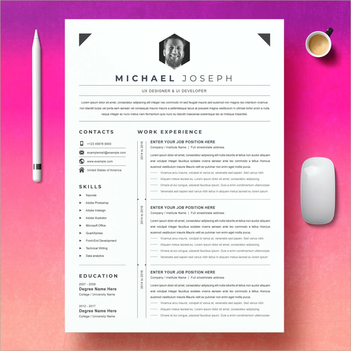 Creative Ux Sample Resumes Filetype Pdf