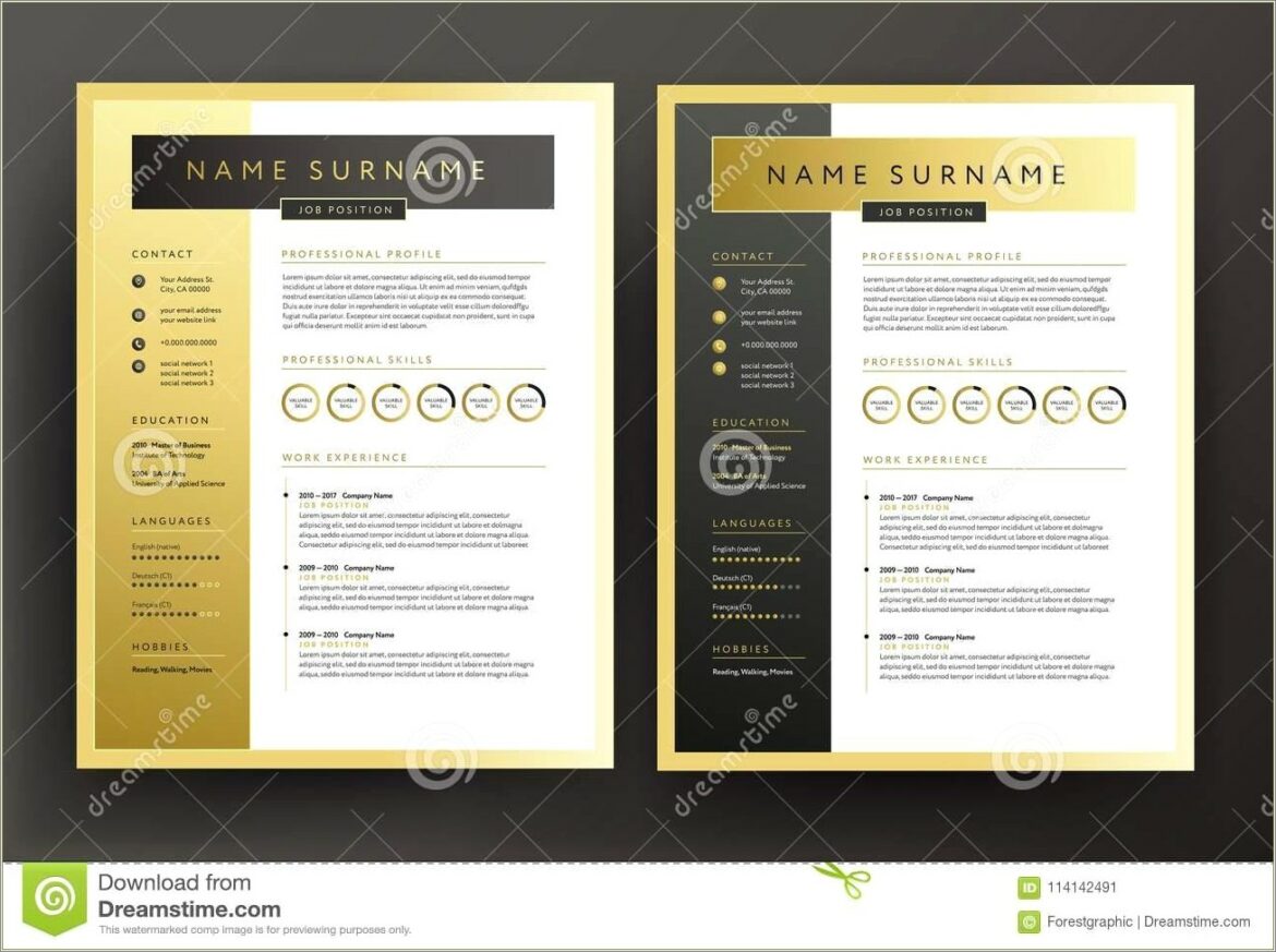 Curriculum Vitae Cv Resume Samples &amp