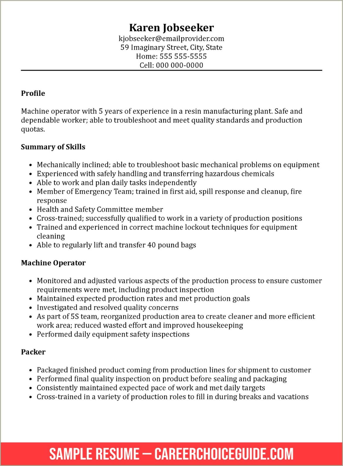 Customer Service Experience On Functional Resume