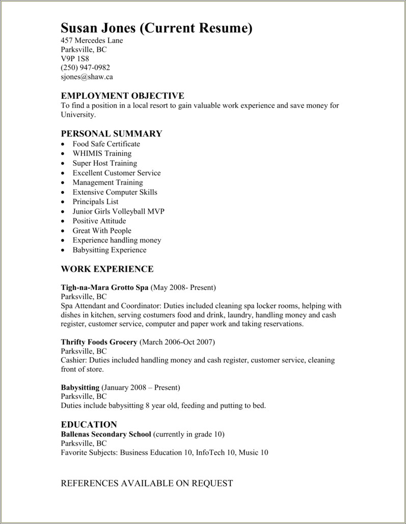 Customer Service Grocery Store Resume Description