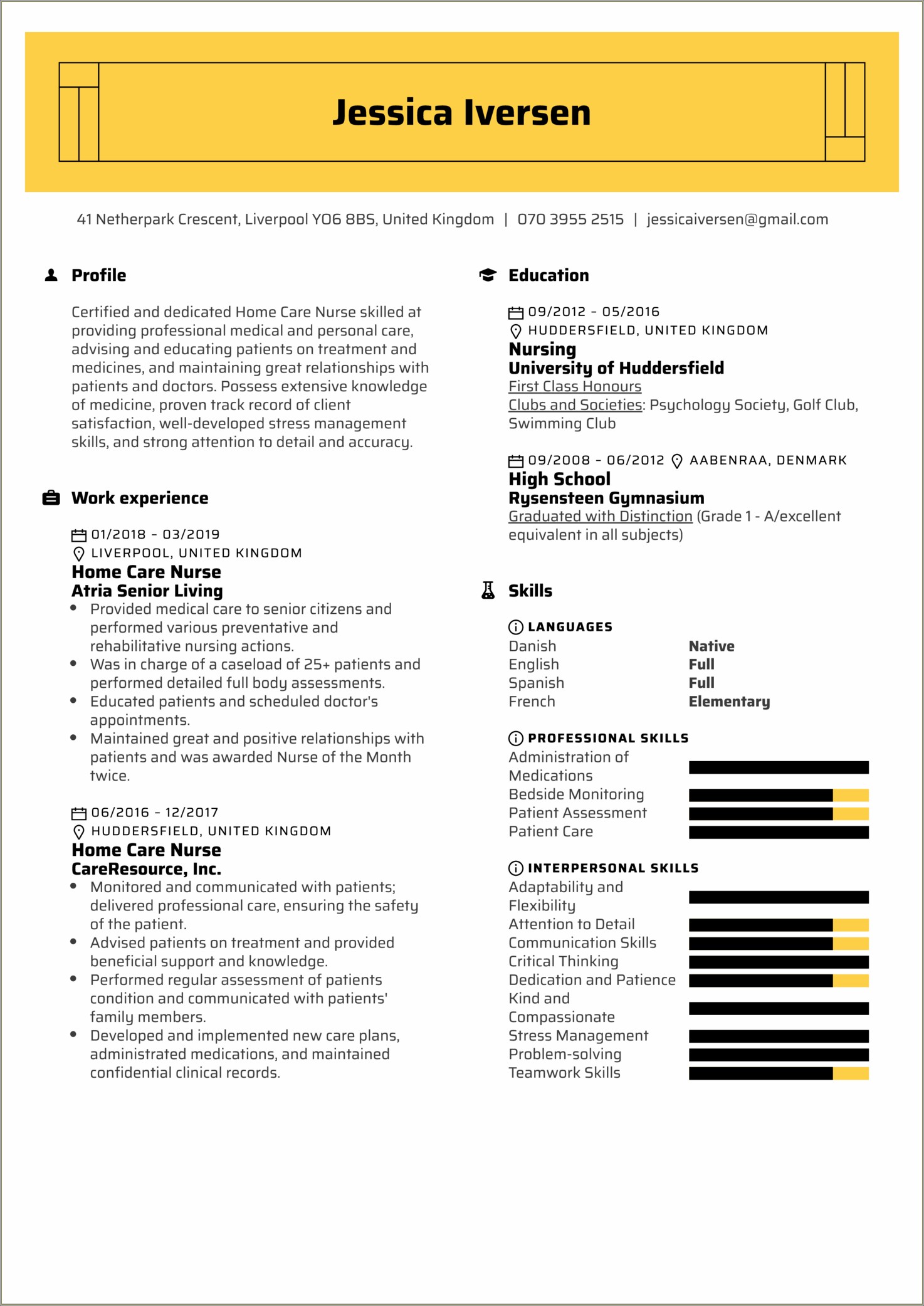Customer Service High Stress Resume Examples