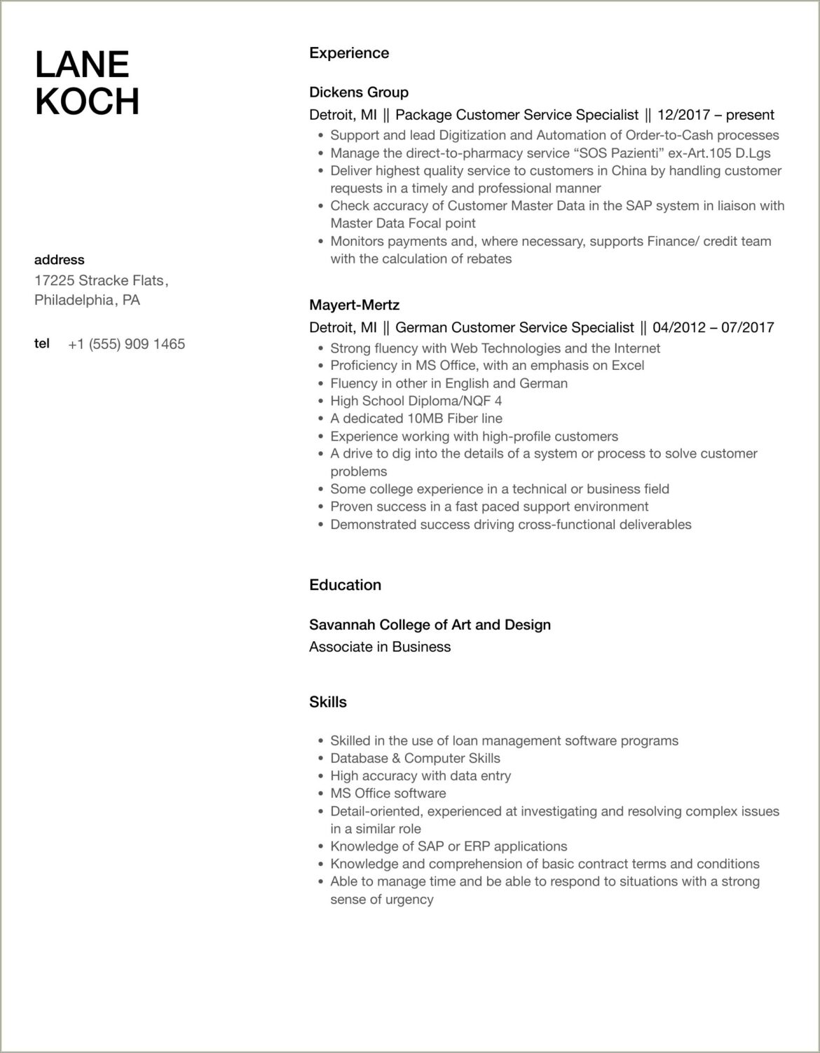 Customer Service Specialist Jcpenney Description Resume