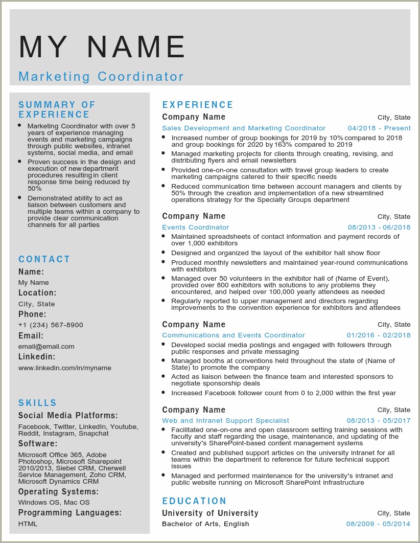 Customer Support Experience In Dynamic Crm Resume