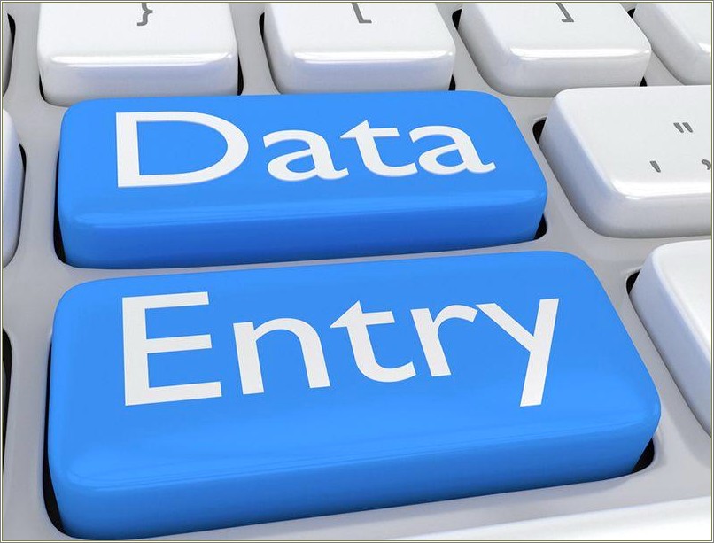 Data Entry Operator Job Resume Sample