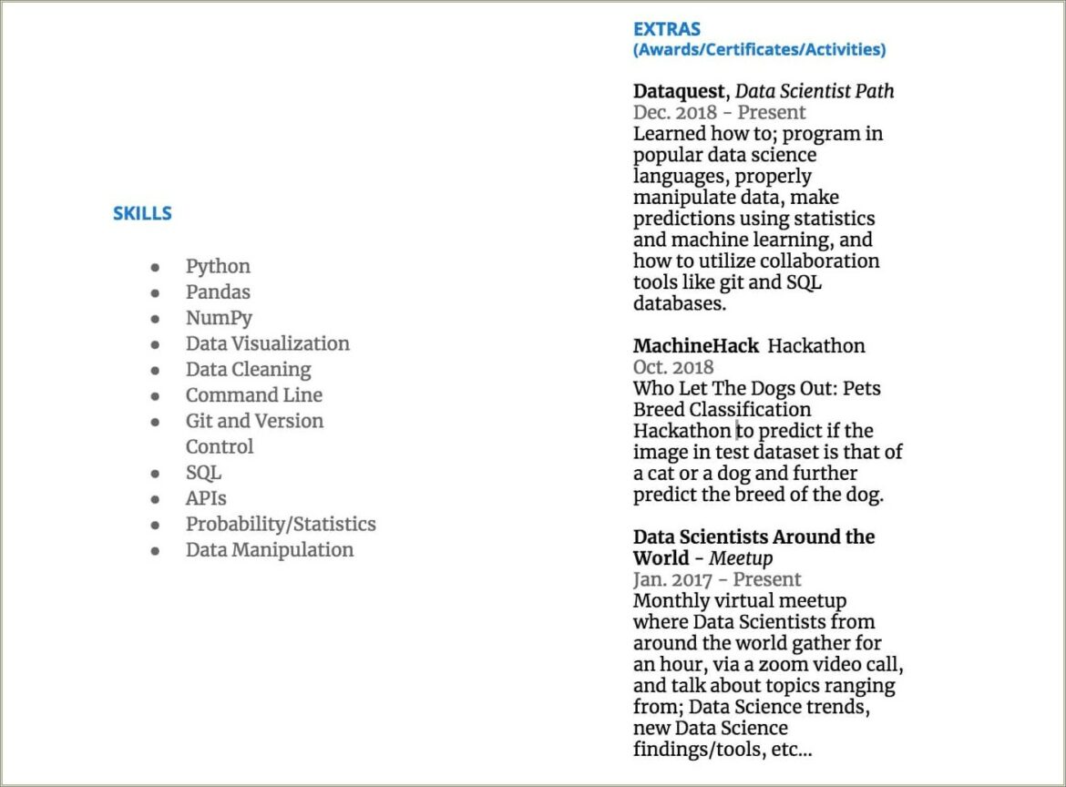 Data Entry Skills To Put On Resume