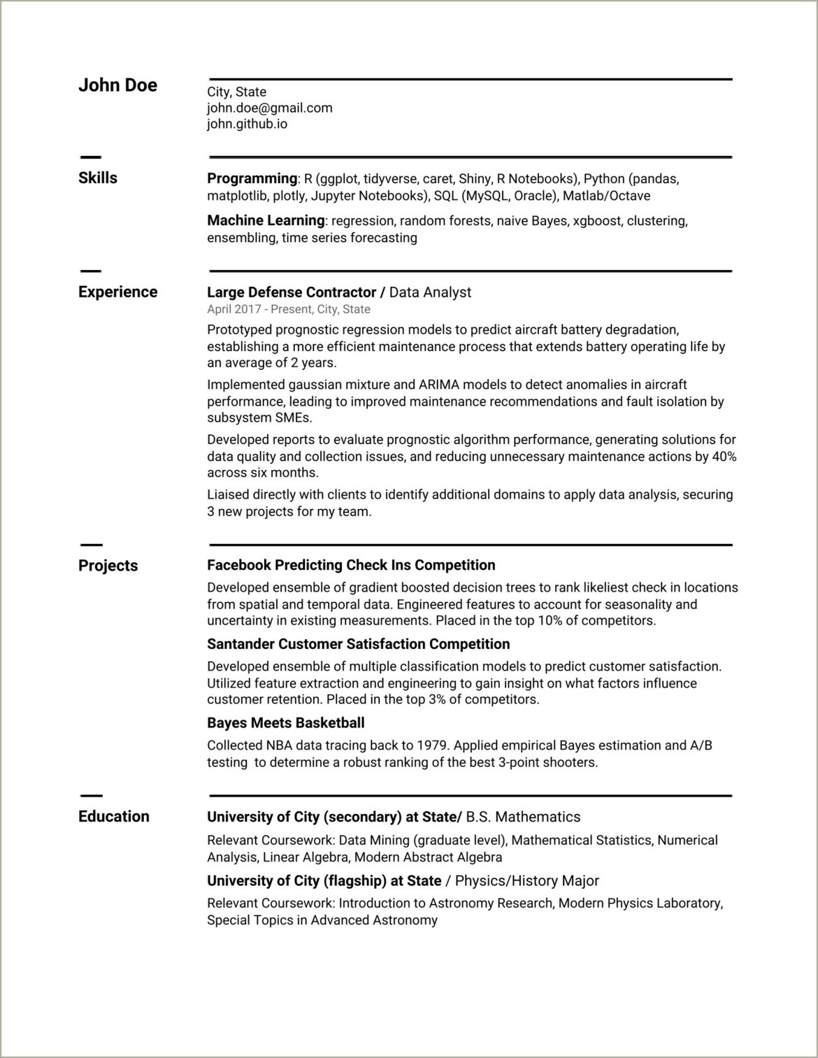 Data Science Skills To List On Resume