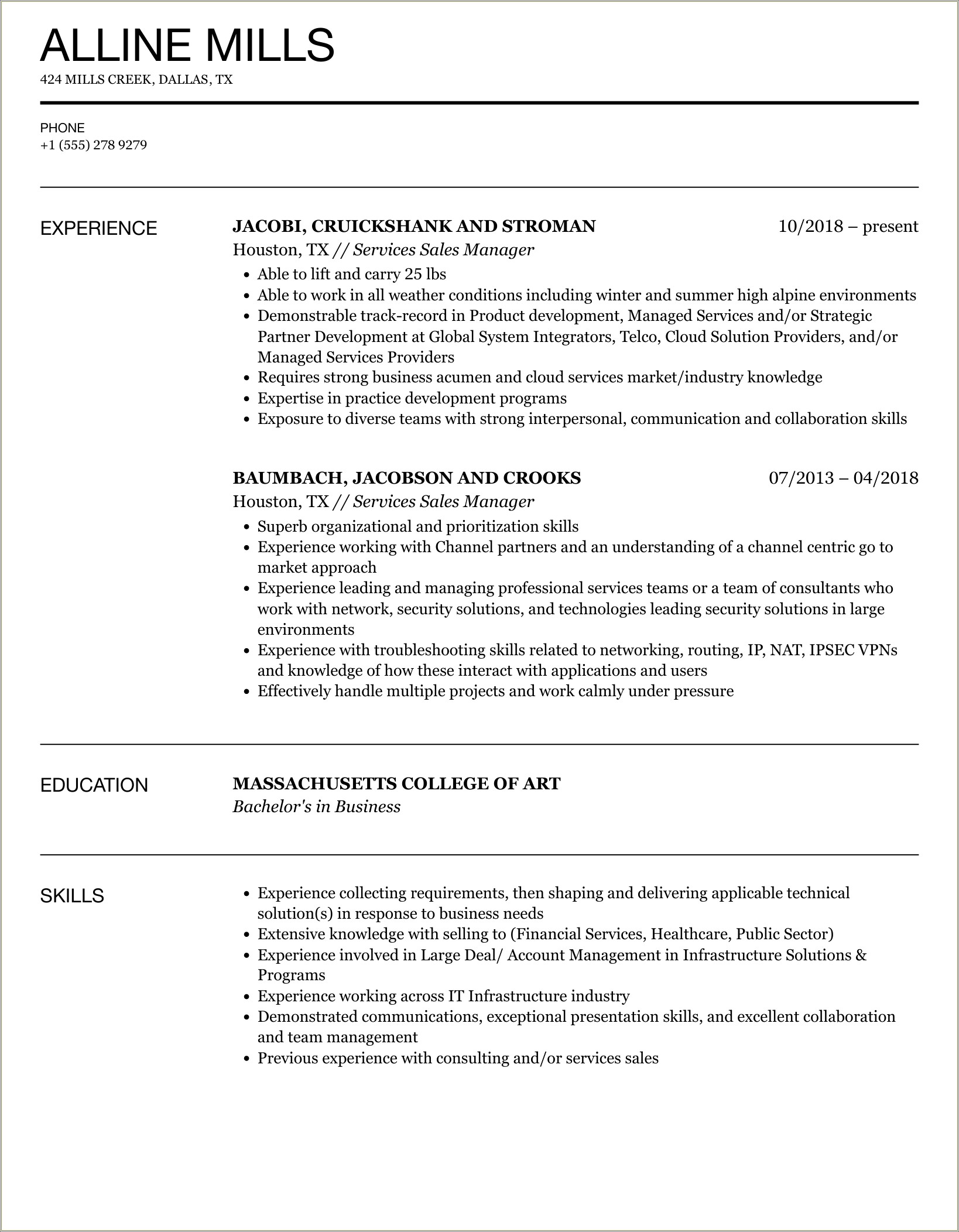 Dealer Prep Services Inc Resume Examples For Manager