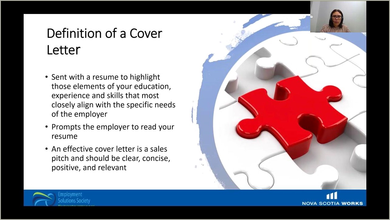 Definition Of Resume And Cover Letter