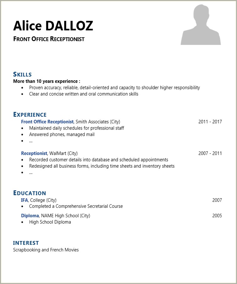 Denisco And Barker 2015 Resume Template