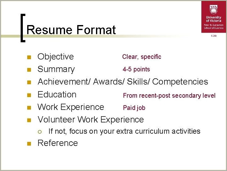 Desautels Faculty Of Management Resume Template