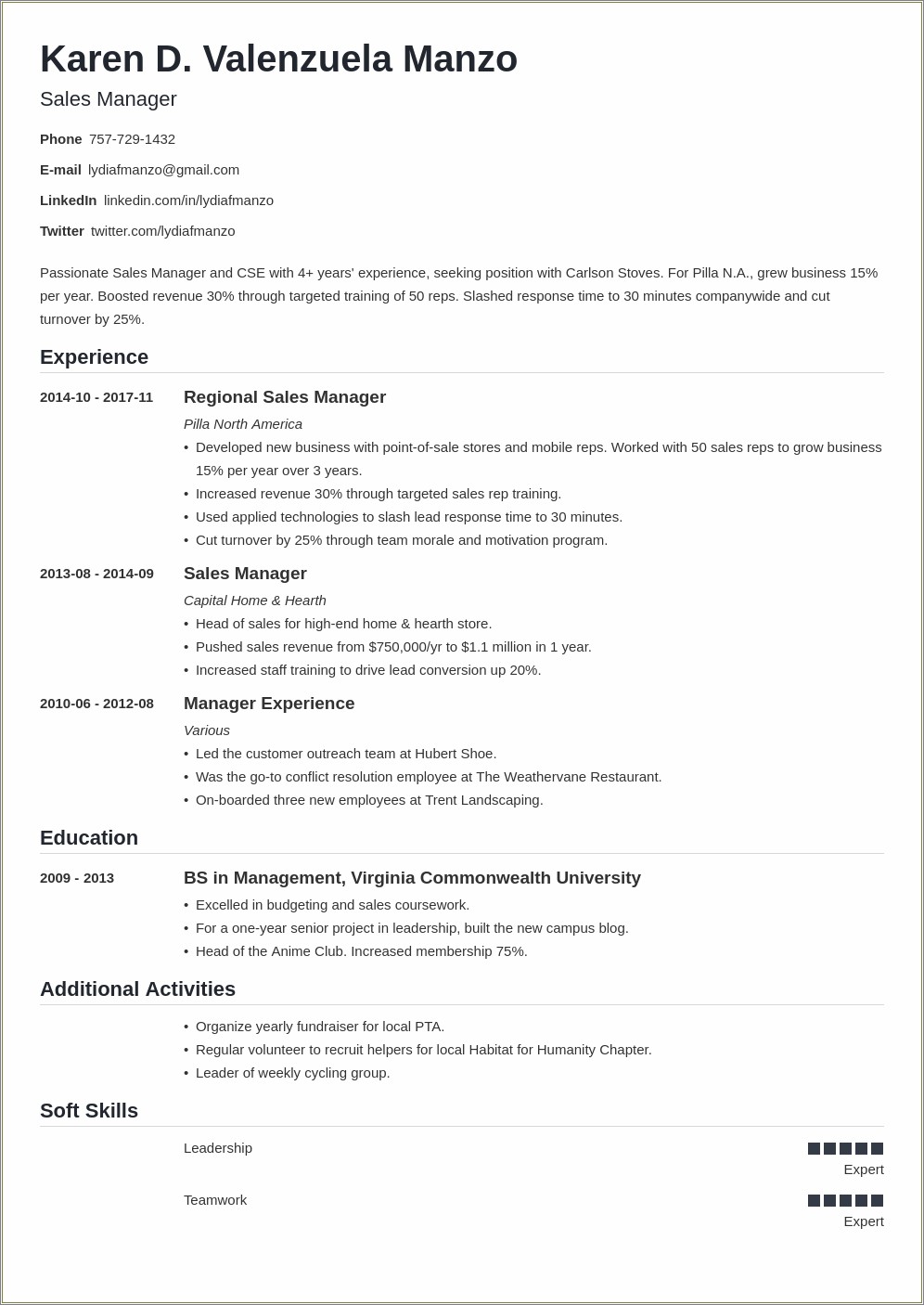 Describe It Managment Duties On A Resume