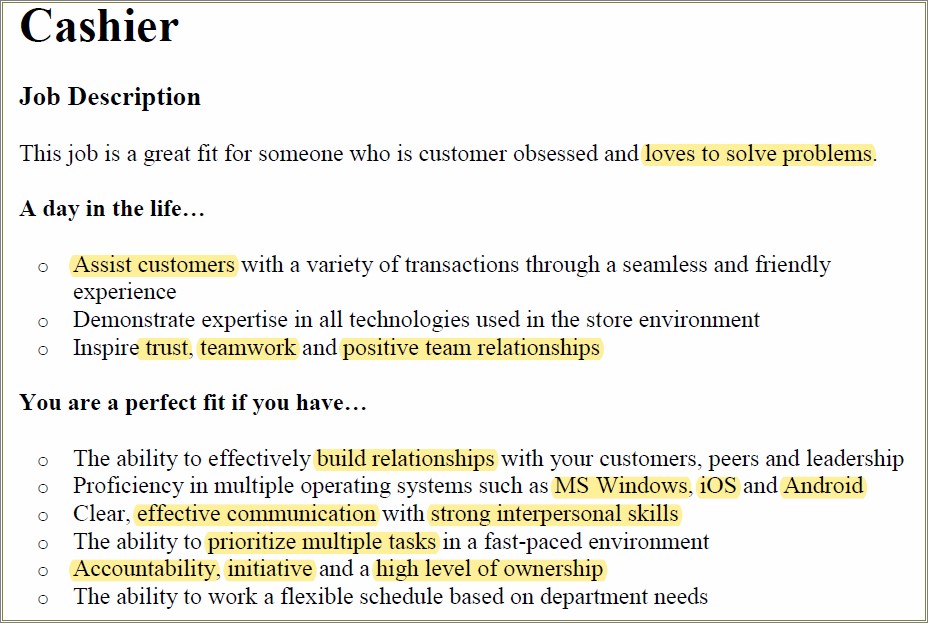 Description Of Communication Skills In Resume