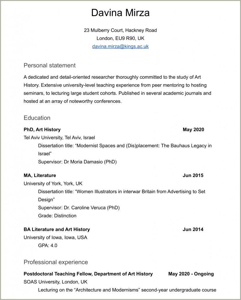 Detail Oriented Examples On Resume Research