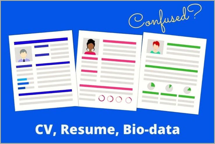 Difference Between A Resume And A Cv Examples