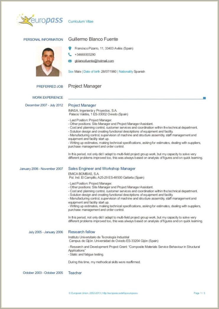 Different Types Of Resume Format Free Download