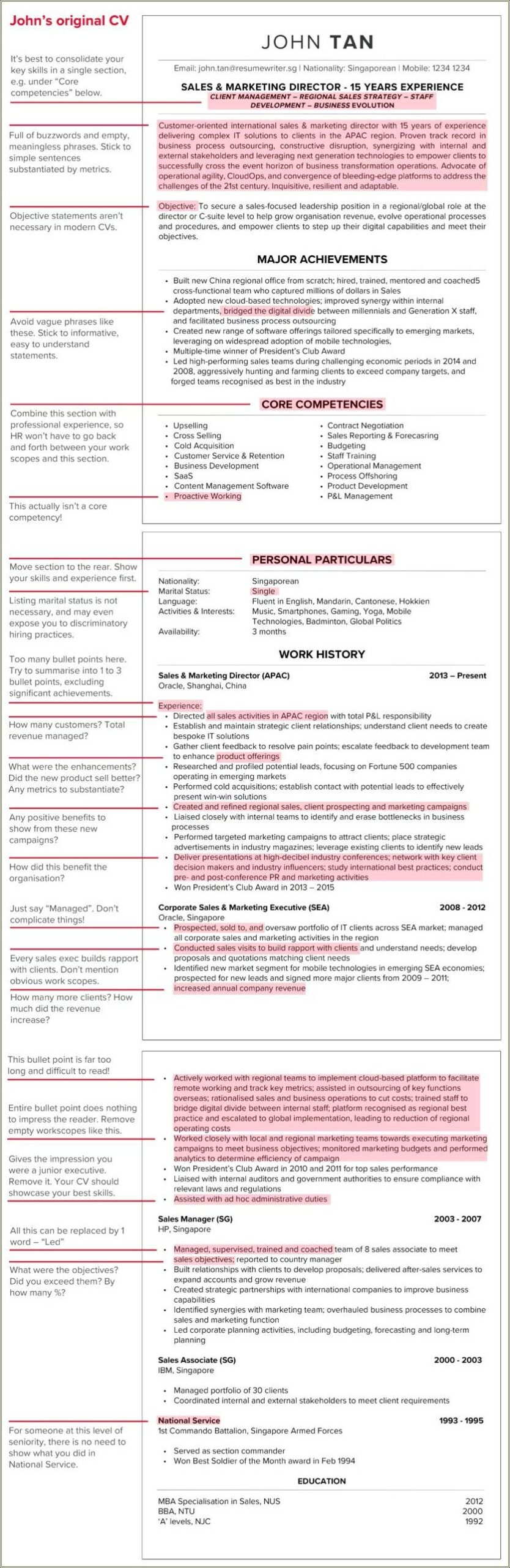Different Word For Writer On Resume