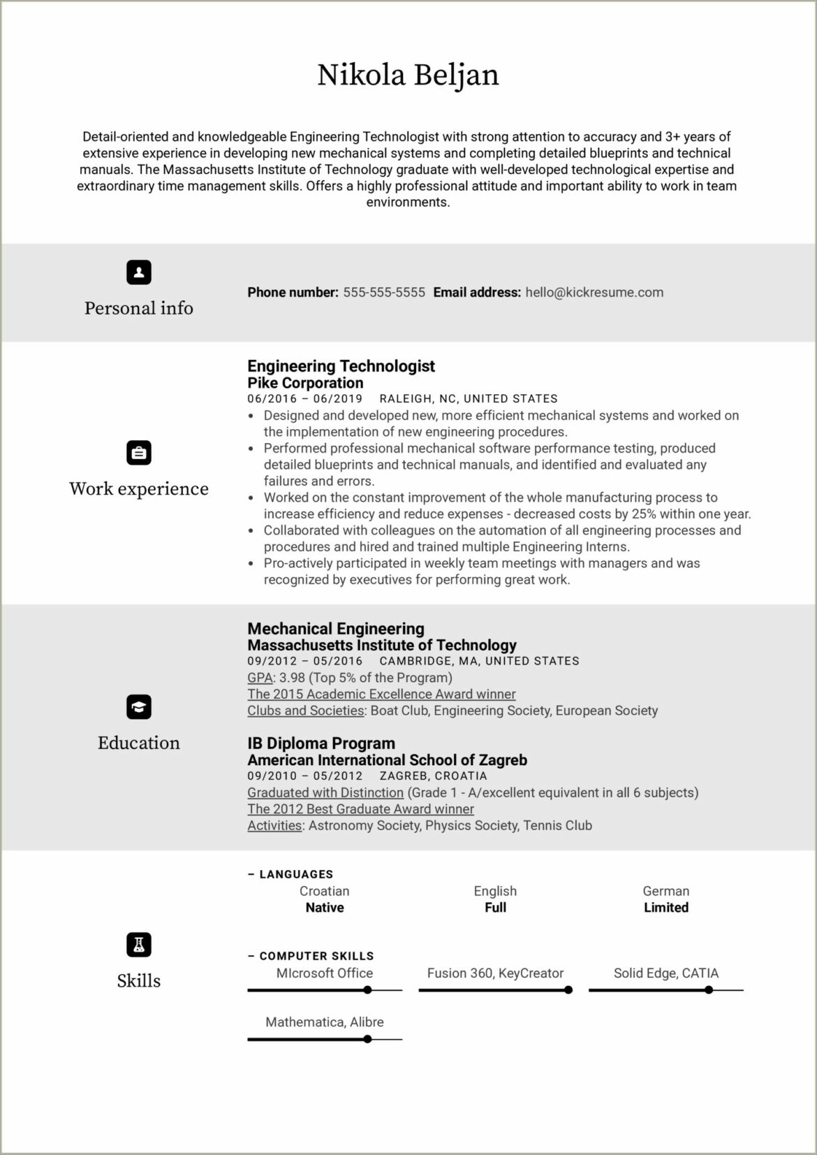 Diploma Civil Engineering Fresher Resume Samples