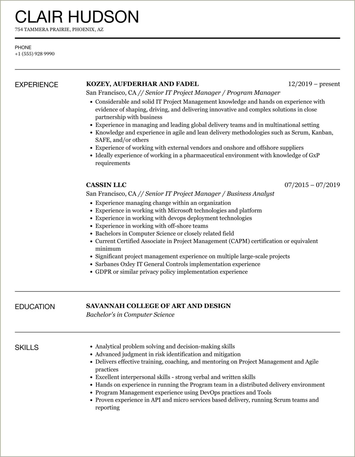 Do I Need Projcet Experience In Resume