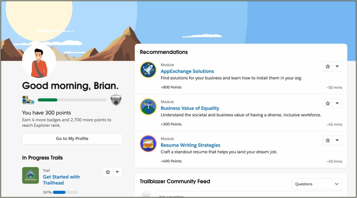 Do Trailhead Badges Look Good On A Resume